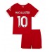 Billige Liverpool Alexis Mac Allister #10 Børnetøj Hjemmebanetrøje til baby 2023-24 Kortærmet (+ korte bukser)